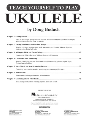 Teach Yourself to Play Ukulele - Ukulele TAB - Book