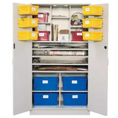 Wenger - Poster/Teaching Storage Cabinet - Oyster