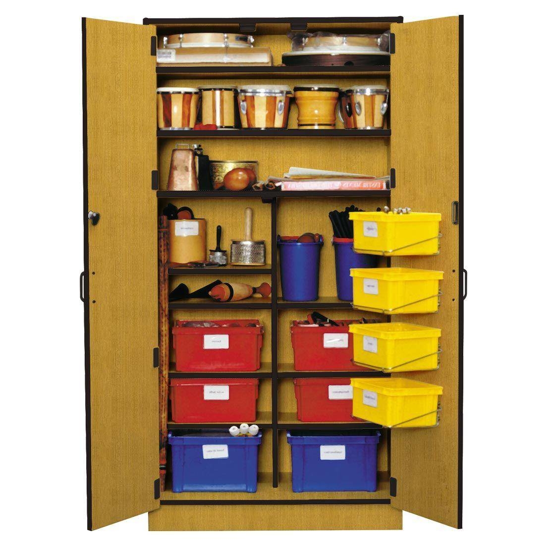 Small Instrument Cabinet - Solar Oak