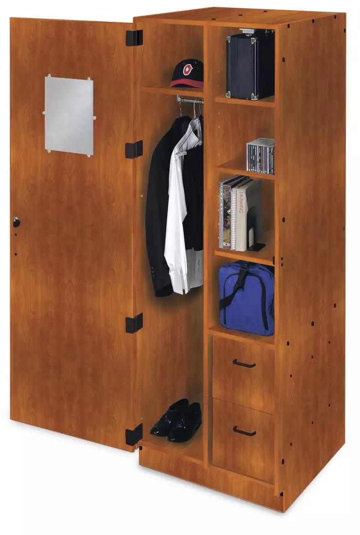 Teacher Wardrobe Cabinet - Cherry