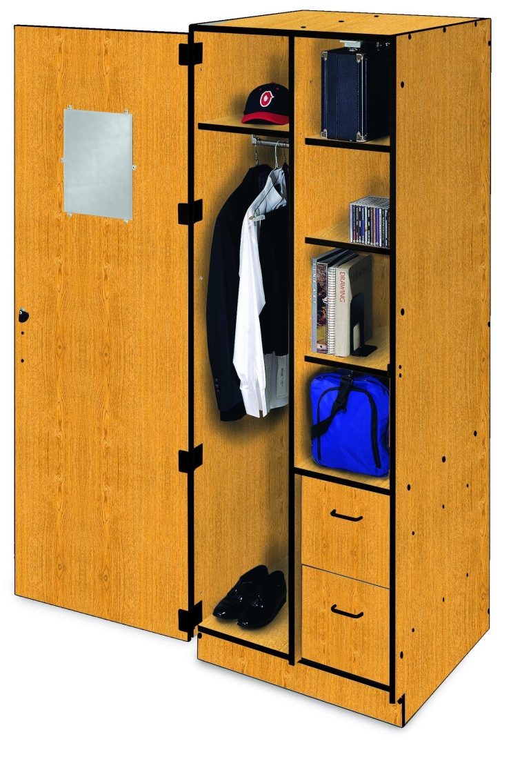 Teacher Wardrobe Cabinet - Solar Oak