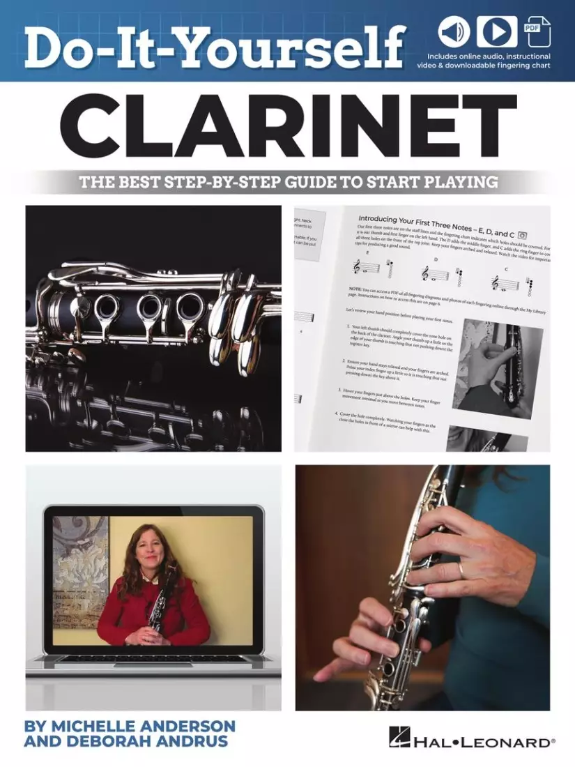 Do-It-Yourself Clarinet: The Best Step-by-Step Guide to Start Playing - Anderson/Andrus - Book/Media Online