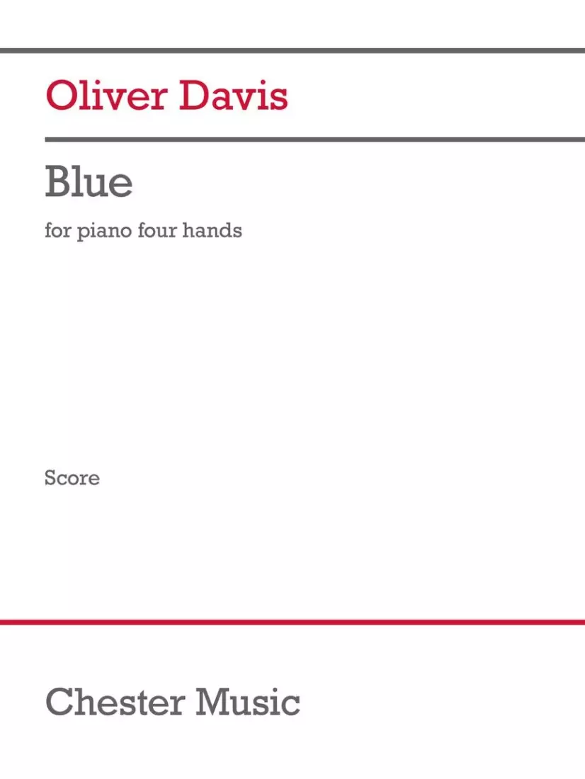 Blue - Davis - Piano Duet (1 Piano, 4 Hands) - Sheet Music