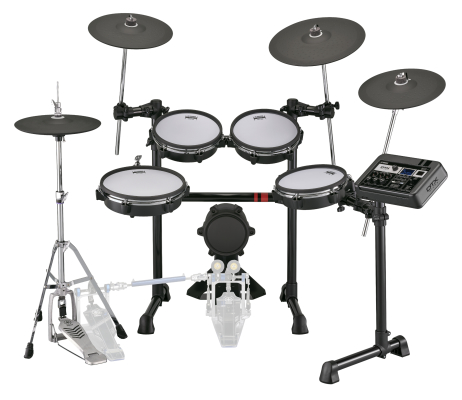 Yamaha - DTX6K5-M 6-Piece Electronic Drum Kit with Mesh Heads