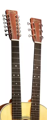 Grand J-28E Double Neck Acoustic/Electric Guitar