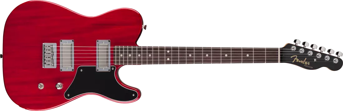Limited Edition American Professional II Cabronita Telecaster, Rosewood Fingerboard - Crimson Transparent