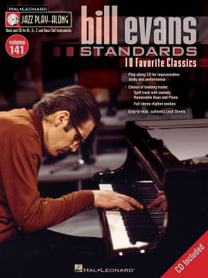 Bill Evans Standards: Jazz Play-Along Volume 141 - Book/CD