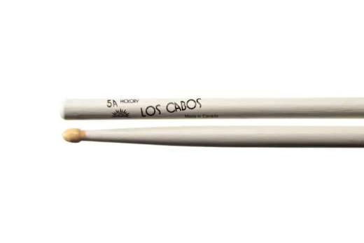 Los Cabos Drumsticks - 5A White Hickory Acorn Tip Drumsticks