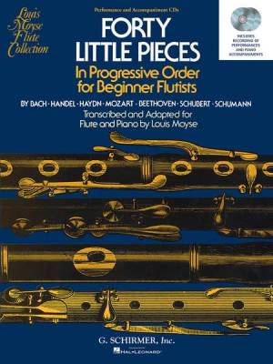G. Schirmer Inc. - 40 Little Pieces in Progressive Order for Beginner Flutists