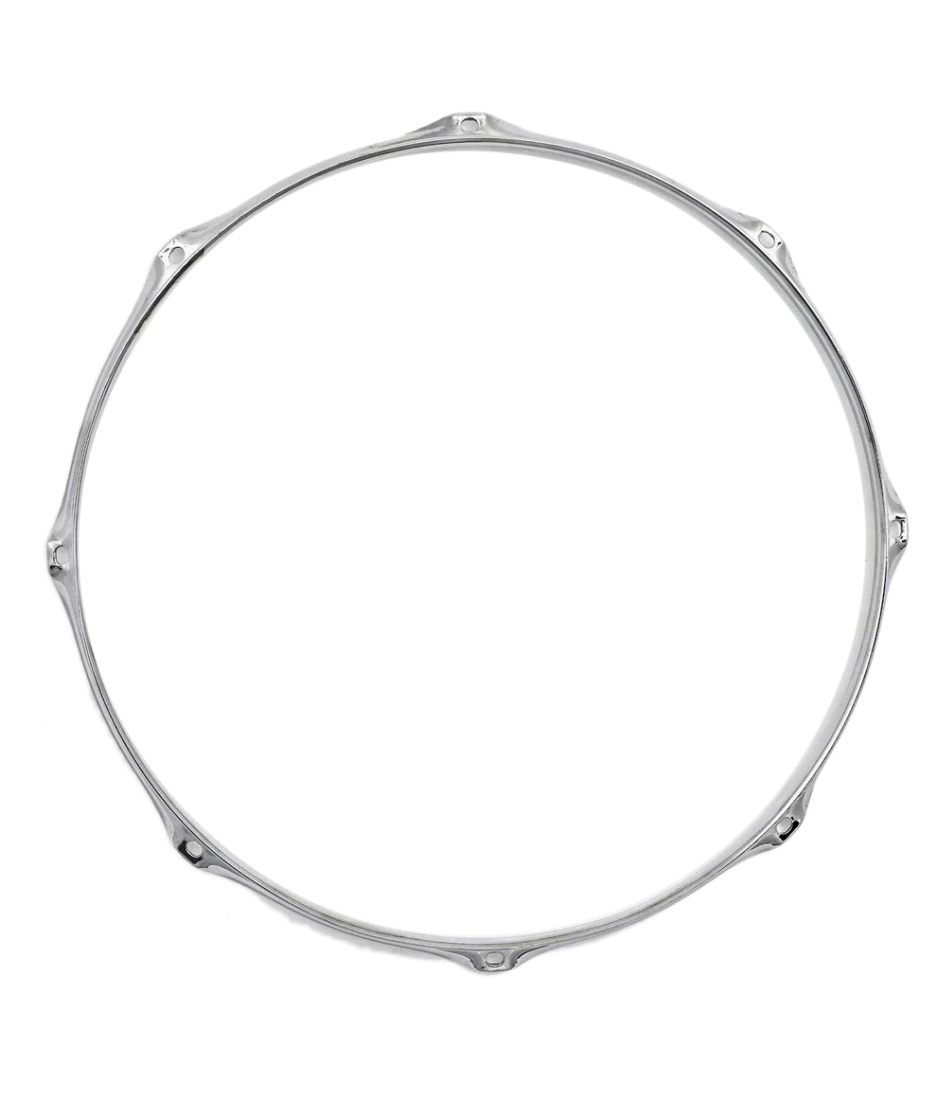 14\'\' 2.3mm Triple Flanged Steel Drum Hoop, Snare Side - 8 Lug