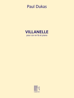 Editions Durand - Villanelle - Dukas - Horn/Piano - Sheet Music