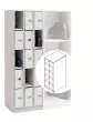 Wenger - UltraStor Cabinet with 10 Compartments - Oyster