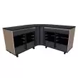 Wenger - Twin Rehearsal Resource Center with Stereo Rack - Evening Tigris