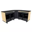 Wenger - Twin Rehearsal Resource Center with Stereo Rack - Fusion Maple