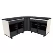 Wenger - Twin Rehearsal Resource Center with Stereo Rack - Oyster