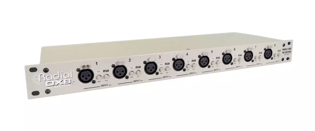 Rackmount Mic-Level Passive Splitter with Radial Transformers