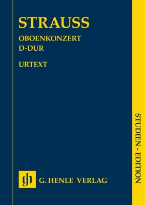 G. Henle Verlag - Oboe Concerto in D Major - Strauss/Schellenberger - Study Score - Book