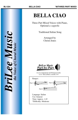 BriLee Music Publishing - Bella Ciao - Traditional Italian/Jones - 3pt Mixed