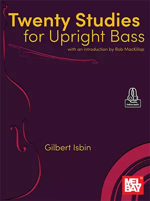 Twenty Studies for Upright Bass - Isbin - Double Bass - Book/Audio Online