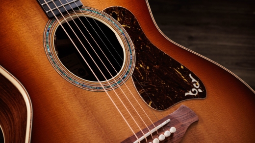 Gold Label 814e Honduran Rosewood/Spruce Acoustic-Electric Guitar with Case - Gold Brown Sunburst