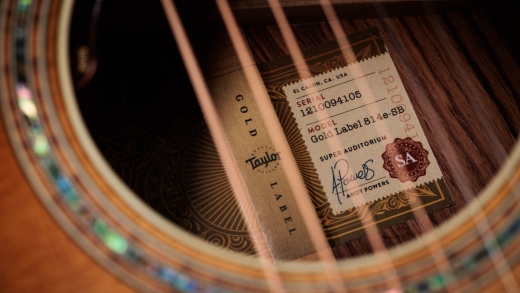 Gold Label 814e Honduran Rosewood/Spruce Acoustic-Electric Guitar with Case - Gold Brown Sunburst
