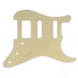 WD Music - Custom Pickguard for Fender 2019 American Ultra Stratocaster HSS - Cream\/Black\/Cream