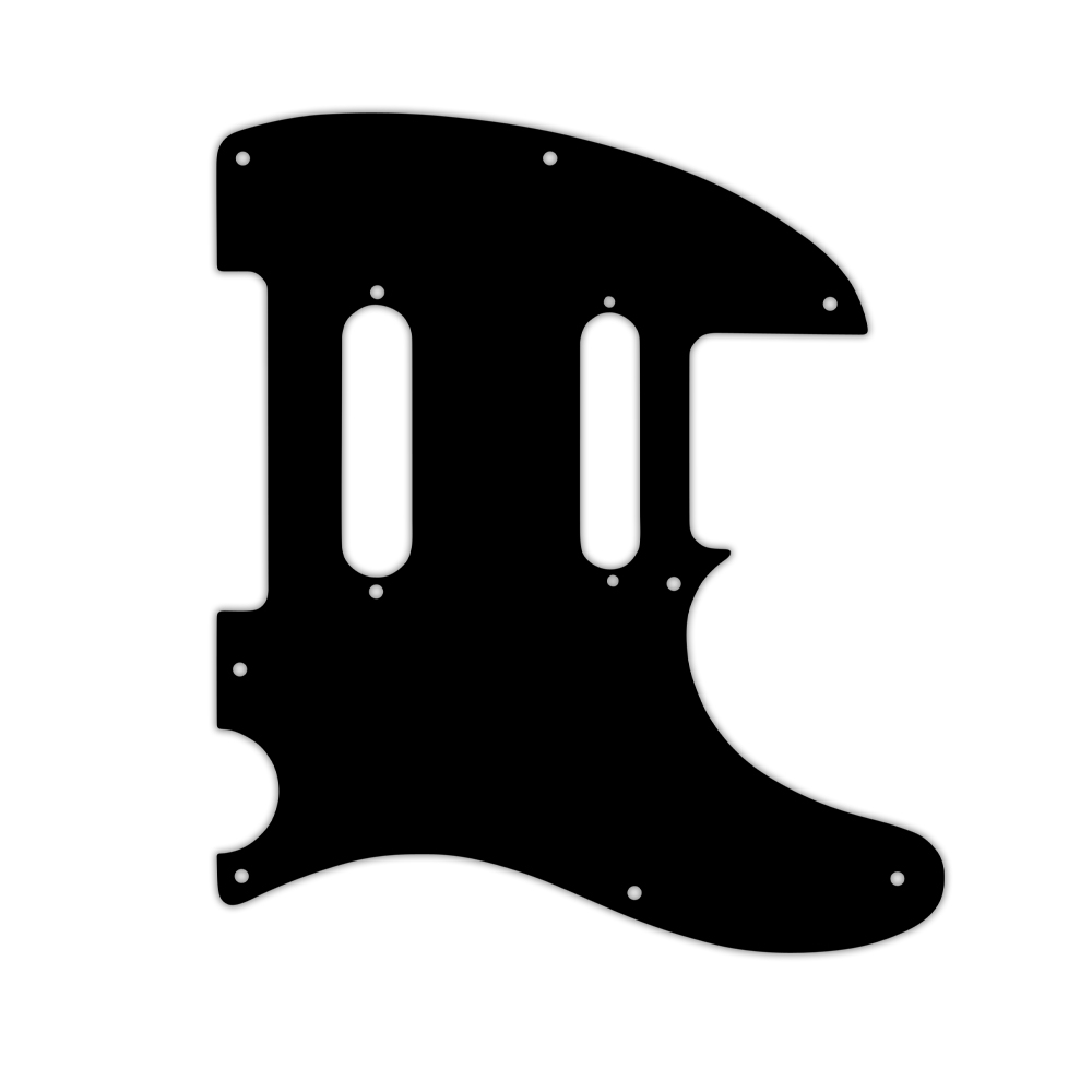 Custom Pickguard for Fender Deluxe Nashville Telecaster - Matte Black