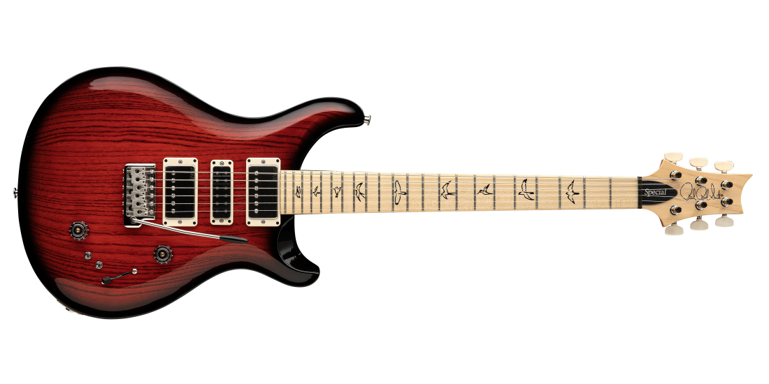 Swamp Ash Special Maple Electric Guitar with Gig Bag - Scarlet Smokeburst
