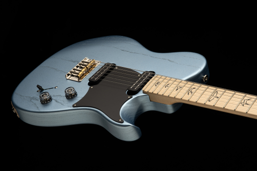 NF 53 Satin Electric Guitar with Gig Bag - Frost Blue Metallic