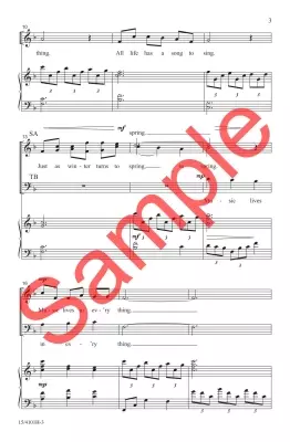 Music Lives in Every Thing - McKibben - SATB