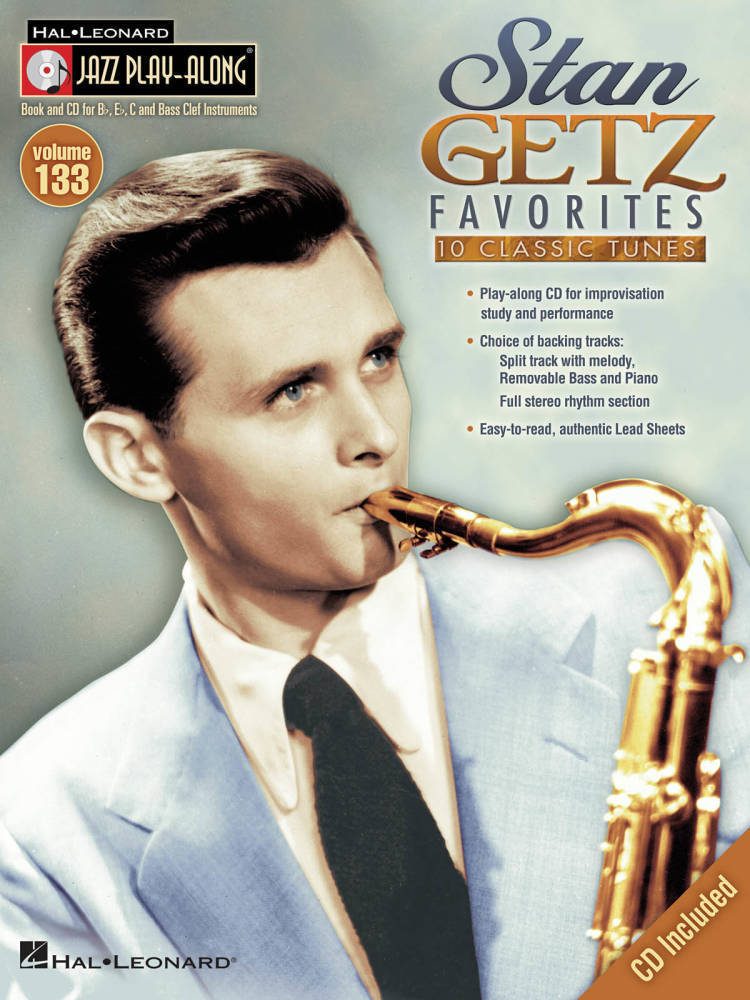 Stan Getz - Favorites: Jazz Play-Along Volume 133 - Book/CD