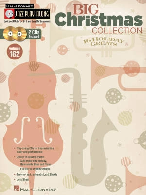 Hal Leonard - Big Christmas Collection: Jazz Play-Along Volume 162 - Book/2 CDs