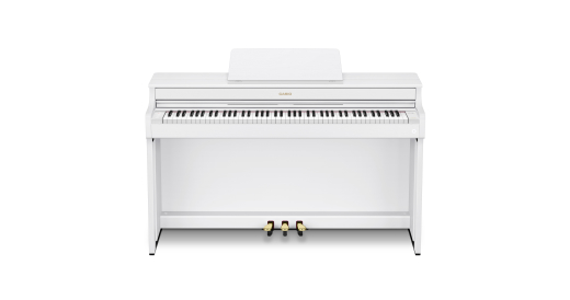 Casio - AP-300 Celviano 88-Key Digital Piano with Cabinet and Bench - White