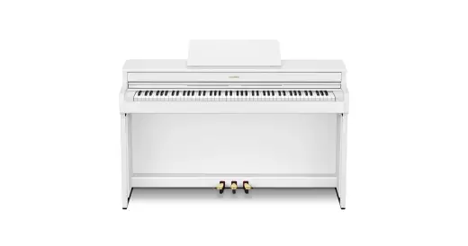 Casio - AP-300 Celviano 88-Key Digital Piano with Cabinet and Bench - White