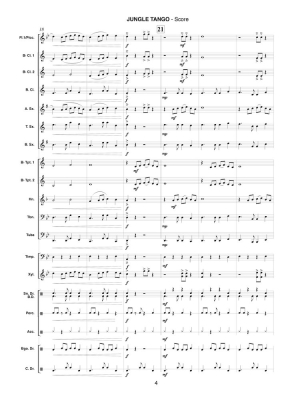 Jungle Tango - Parker - Concert Band - Gr. 2