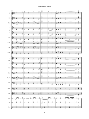 New Horizon March - Davis - Concert Band - Gr. 1.5