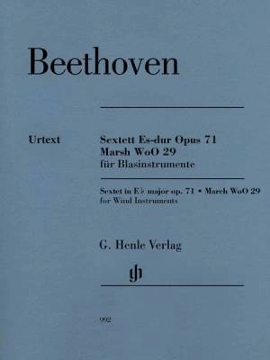 G. Henle Verlag - Sextet in E-flat Major, Op. 71 and March, WoO 29