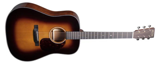 Martin Guitars - D-18 Dreadnought Spruce/Mahogany Acoustic Guitar with Hardshell Case - Gloss 1935 Sunburst
