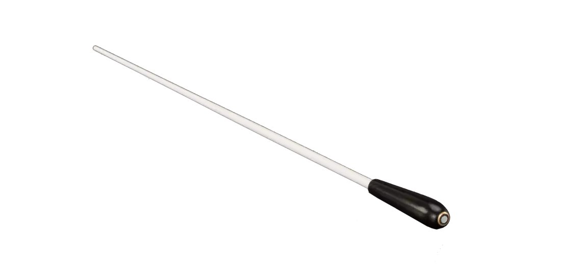 13\'\' Ebony Carbon Fiber Baton with Teardrop-shaped Handle