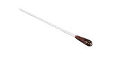 Counterpoint Musical - 13 Rosewood Baton with Teardrop-shaped Handle and White Shaft