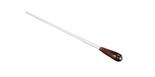 Counterpoint Musical - 13 Rosewood Baton with Teardrop-shaped Handle and White Shaft