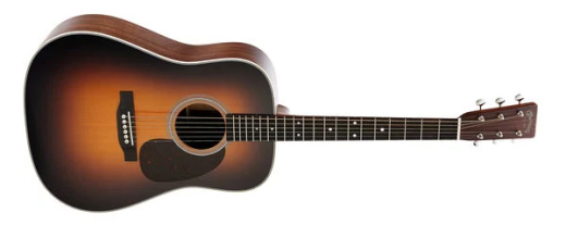 Martin Guitars - D-28 Spruce/Rosewood Acoustic Guitar with Hardshell Case - Satin 1935 Sunburst