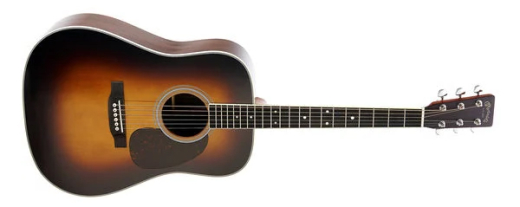 Martin Guitars - D-35 Spruce/Rosewood Acoustic Guitar with Hardshell Case - Gloss 1935 Sunburst