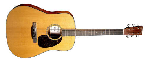 Martin Guitars - DE Retro Plus Mahogany Acoustic/Electric Guitar with Softshell Case