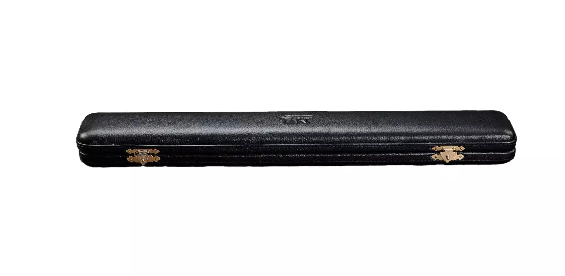 Hard Leather Baton Case for 4 Batons - Black