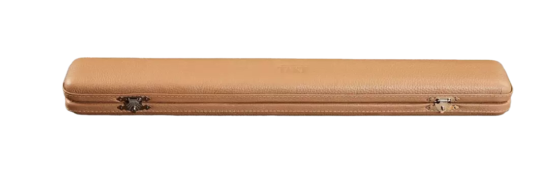 Hard Leather Baton Case for 4 Batons - Tan