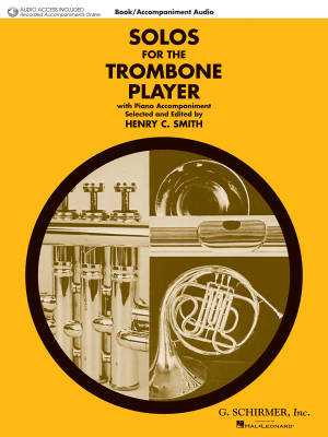 Solos for the Trombone Player - Smith - Trombone/Piano - Book/Audio Online