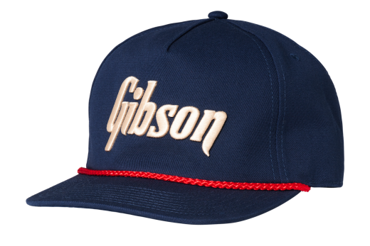 Gibson - Unstructured Rope Snapback Hat - Navy