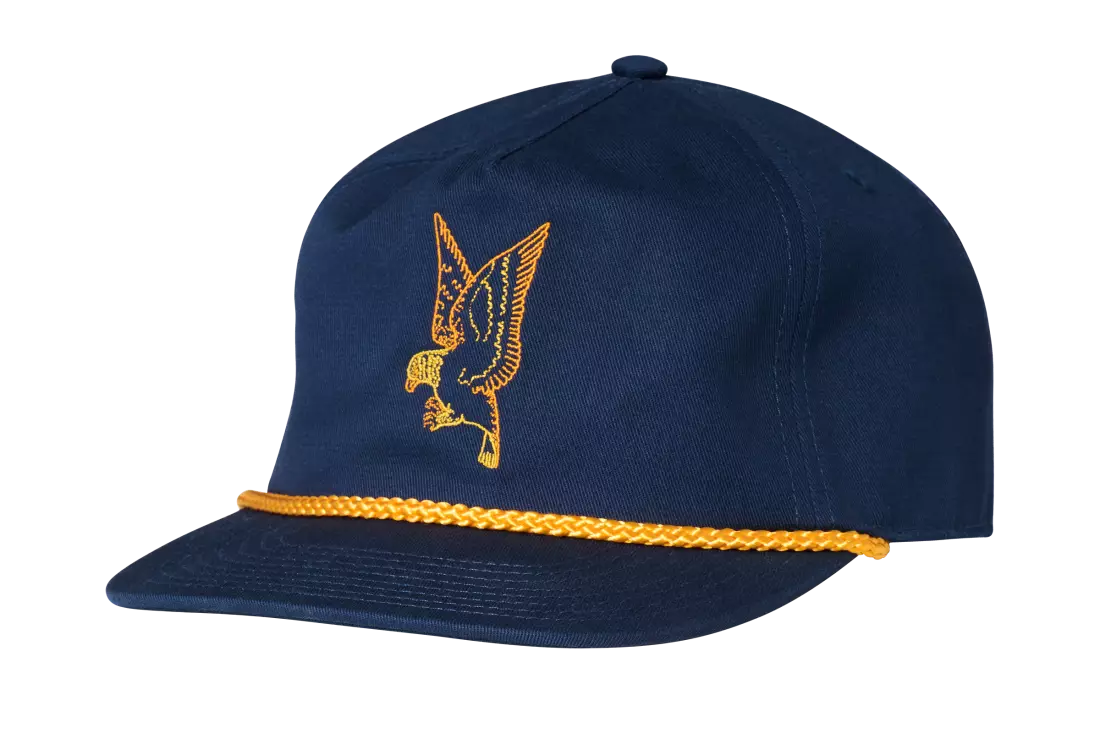 Excellente Rope Snapback Hat - Navy