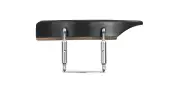 Kaufmann-Style Ebony Side Mount Violin Chin Rest - 3/4-4/4